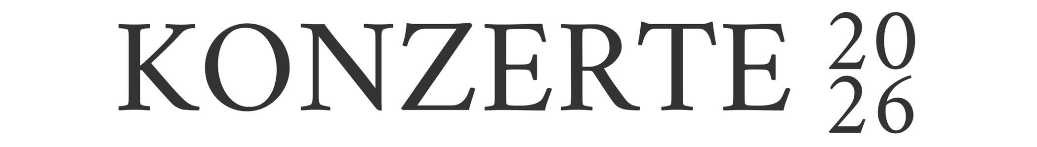 Konzerte 2026