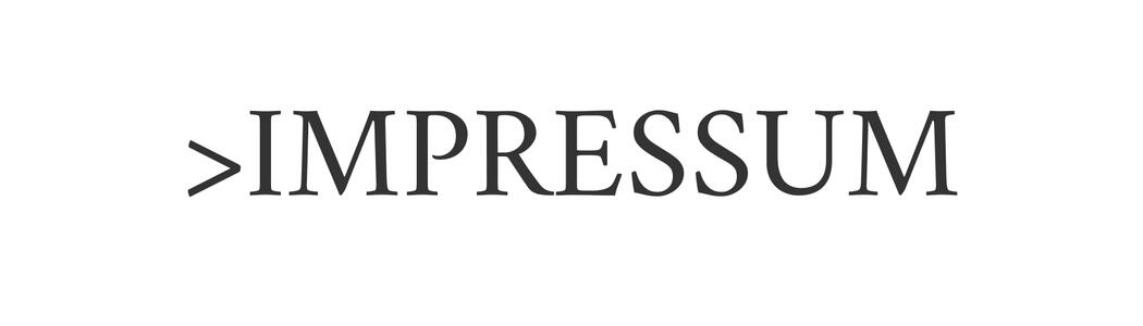 Impressum Impressum